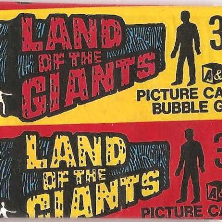 Land of the Giants Bubble Gum Pack