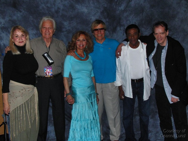 Heather Young, Don Matheson, Deanna Lund, Gary Conway, Don Marshall and Stefan Arngrim at the Hollywood Show, 9 October 2010